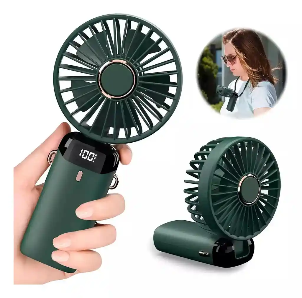 Mini Ventilador De Mano Portátil Ventilador Personal Colgante