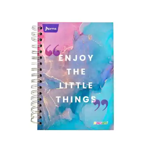 Cuaderno Argollado 7 Materia Pequeño Norma Mixto Pasta Dura (diferentes Motivos)