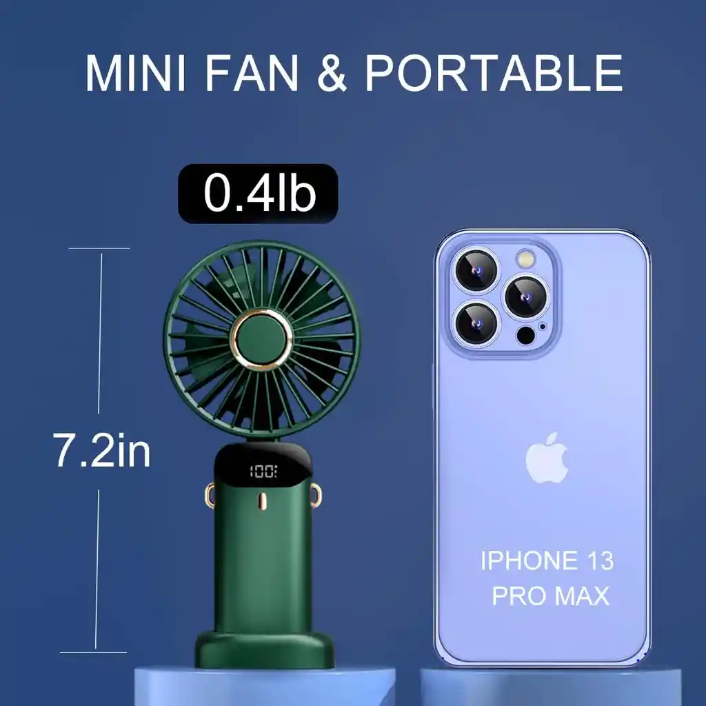 Mini Ventilador De Mano Portátil Ventilador Personal Colgante
