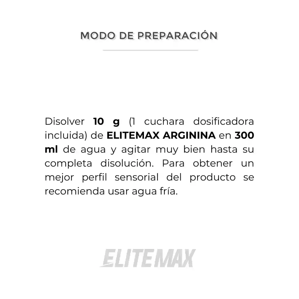 Aminoácido Arginina Elitemax