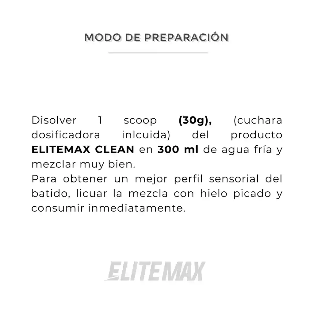 Proteina Limpia Clean Eitemax