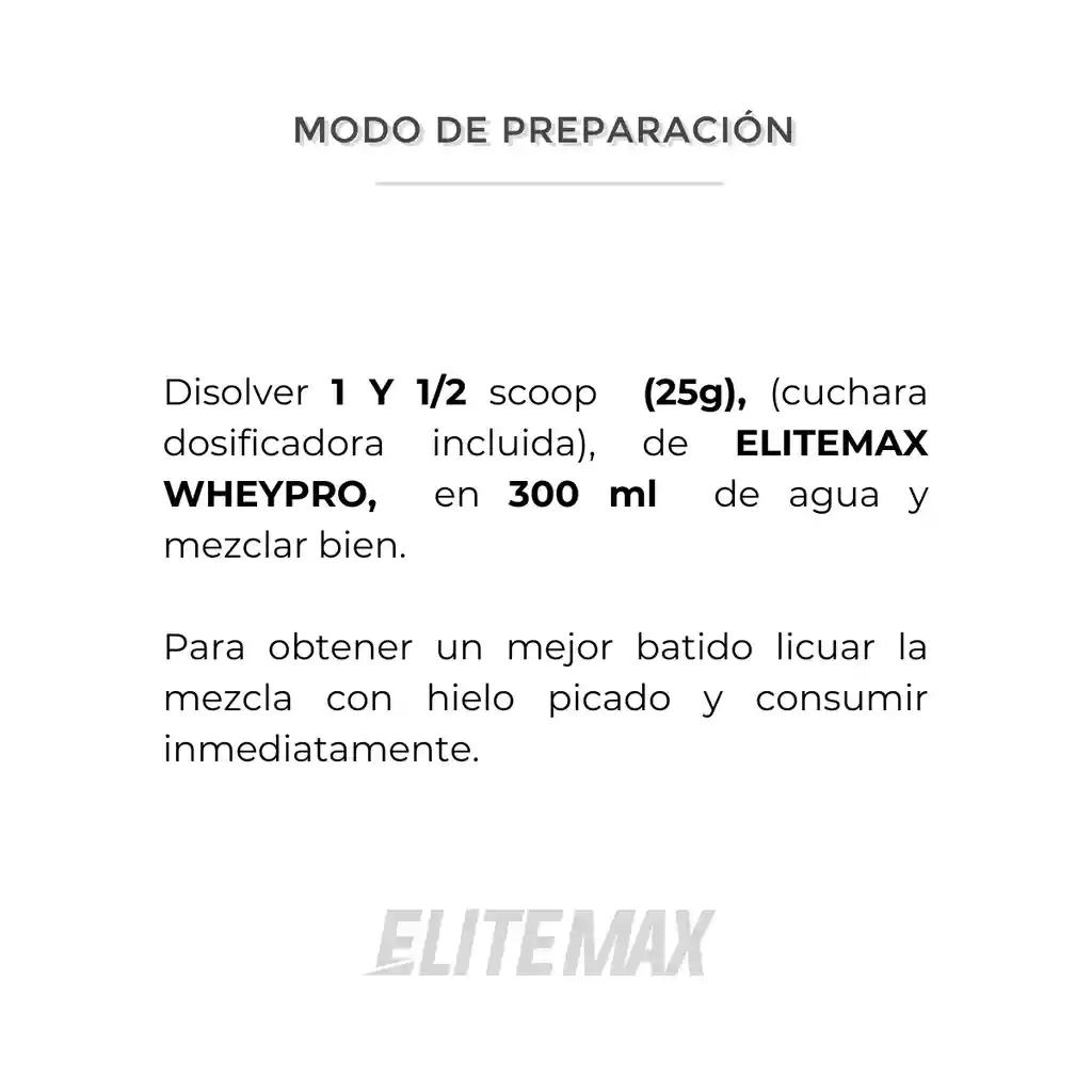 Proteina Limpia Whey Pro Elitemax