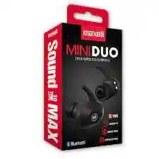 Audifonos Maxell Mini Duo ( Negro )