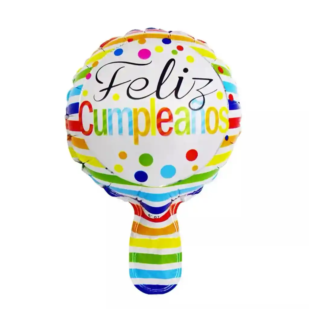 Globo Metalizado Feliz Cumpleaños Puntos “18”