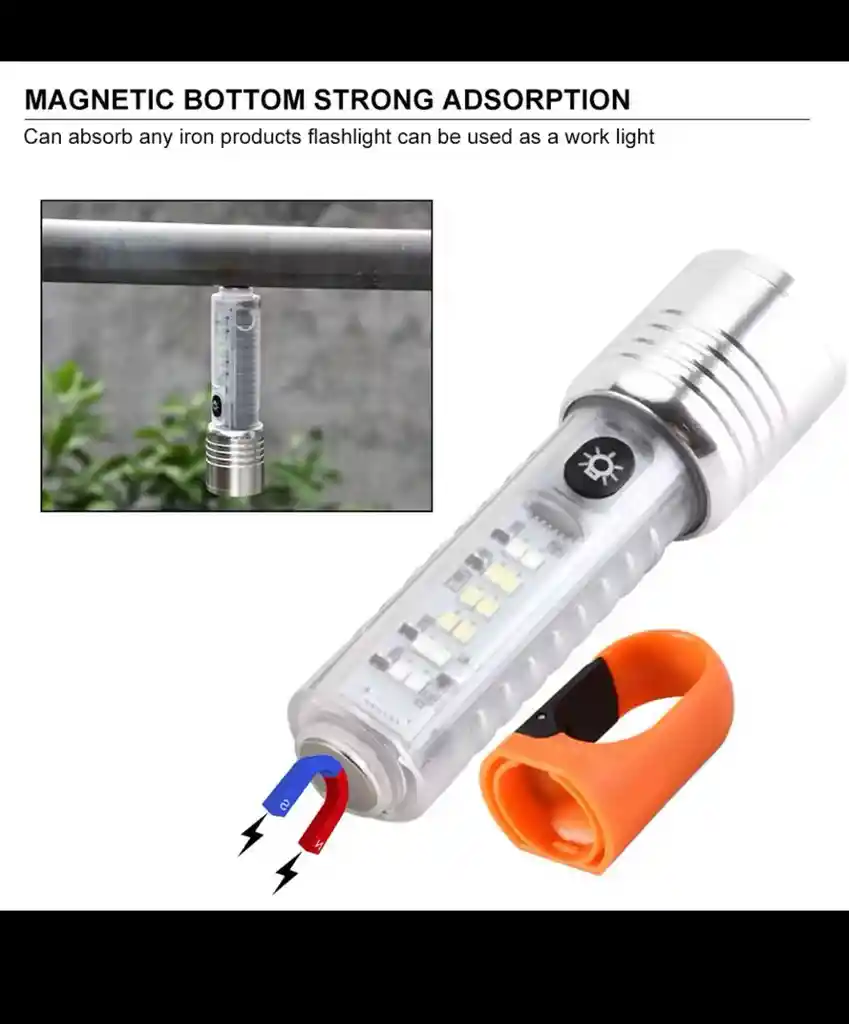 Linterna Super Potente Resistente Al Agua