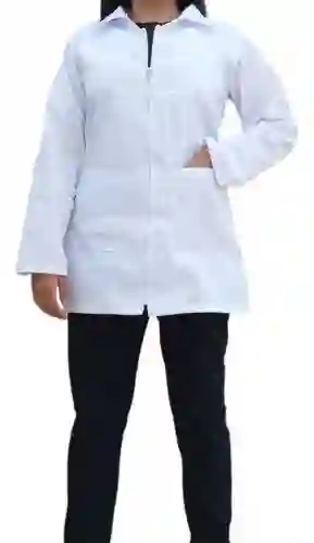 Bata Laboratorio Bata Doctor Talla M Con Cremallera Unisex