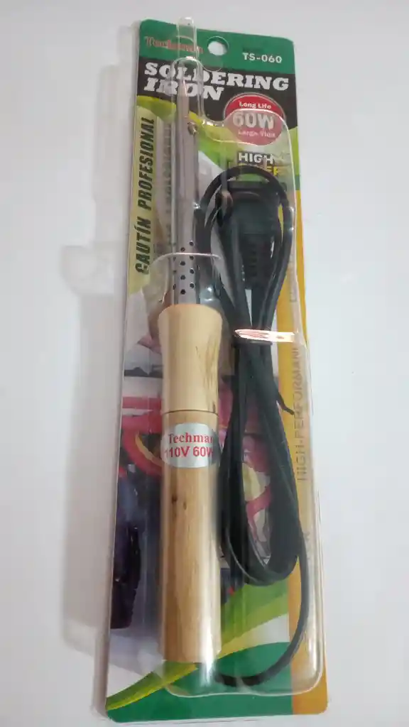 Cautin Profesional Mango De Madera