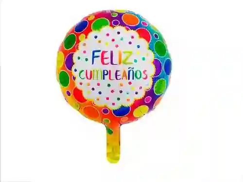 Globo Metalizado Feliz Cumpleaños “9”