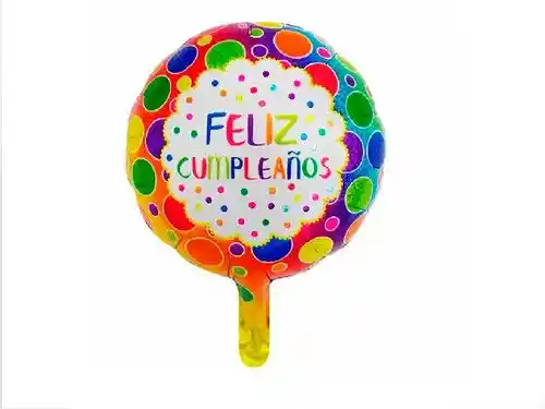 Globo Metalizado Feliz Cumpleaños “9”