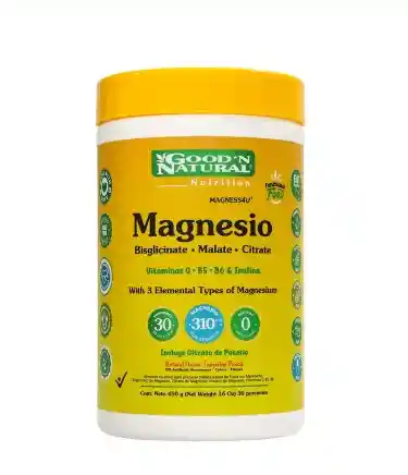 Magnesio Good Natural Polvo X 450g