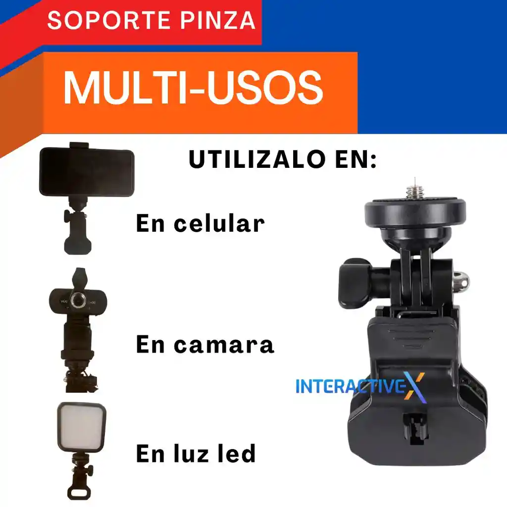 Soporte Pinza Para Celular/ Soporte Para Celular Multi-usos