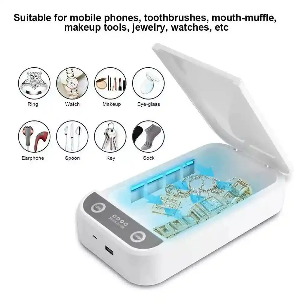 Caja Esterilizadora Uv Caja De Limpieza Con Luz Portatil