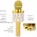 Micrófono Parlante Karaoke Bluetooth Portátil Inalámbrico