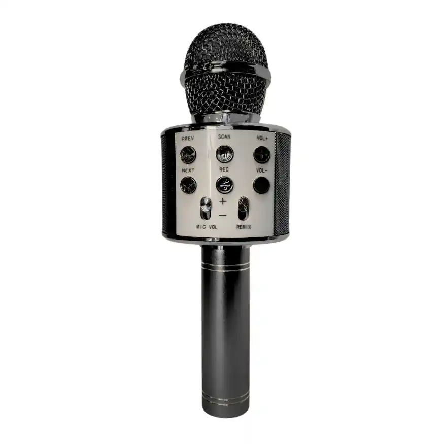 Micrófono Parlante Karaoke Bluetooth Portátil Inalámbrico