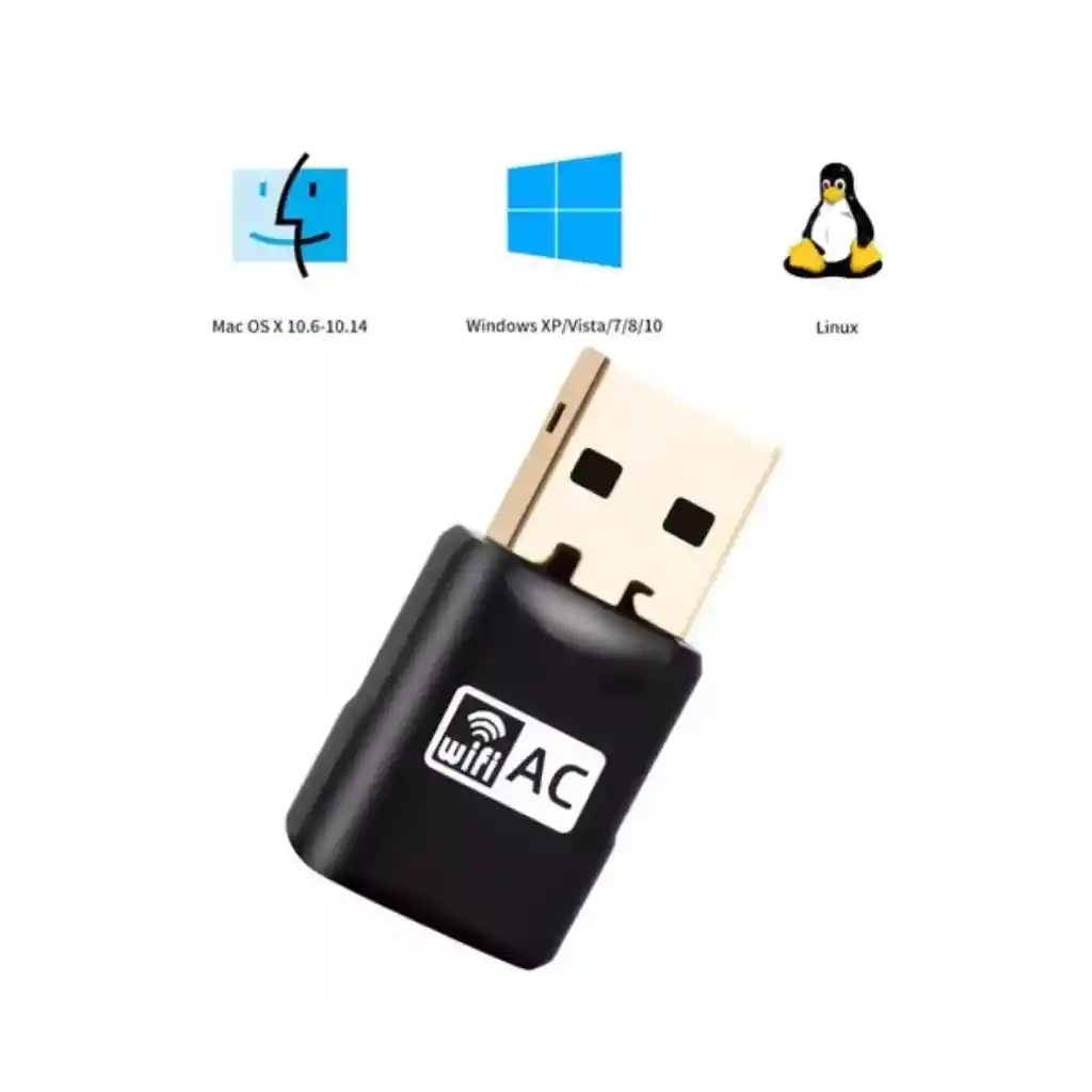 Adaptador Tarjeta De Red Usb Wifi Doble 2.4/5ghz Jaltech W16