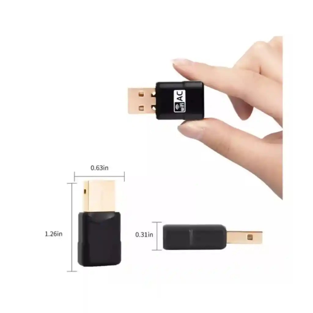 Adaptador Tarjeta De Red Usb Wifi Doble 2.4/5ghz Jaltech W16
