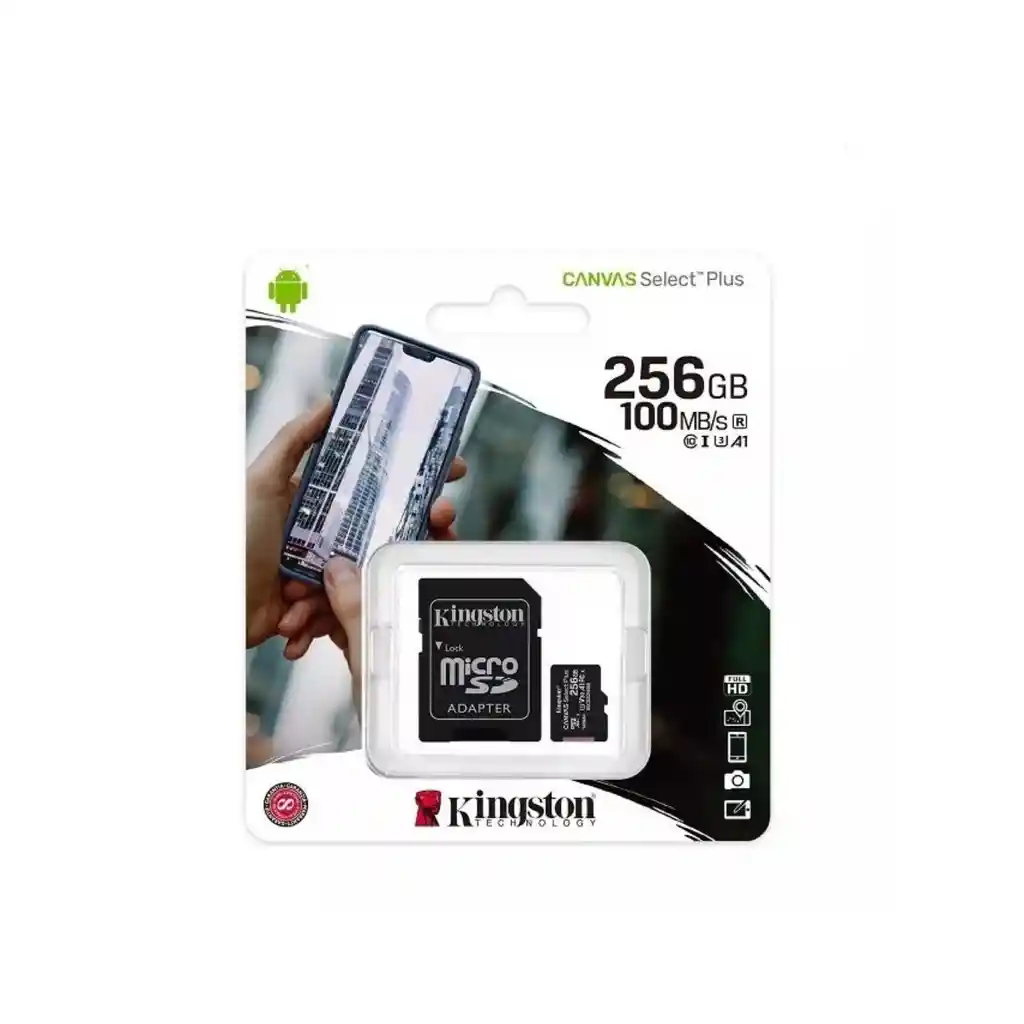 Memoria Microsdxc Kingston 256gb Canvas Select