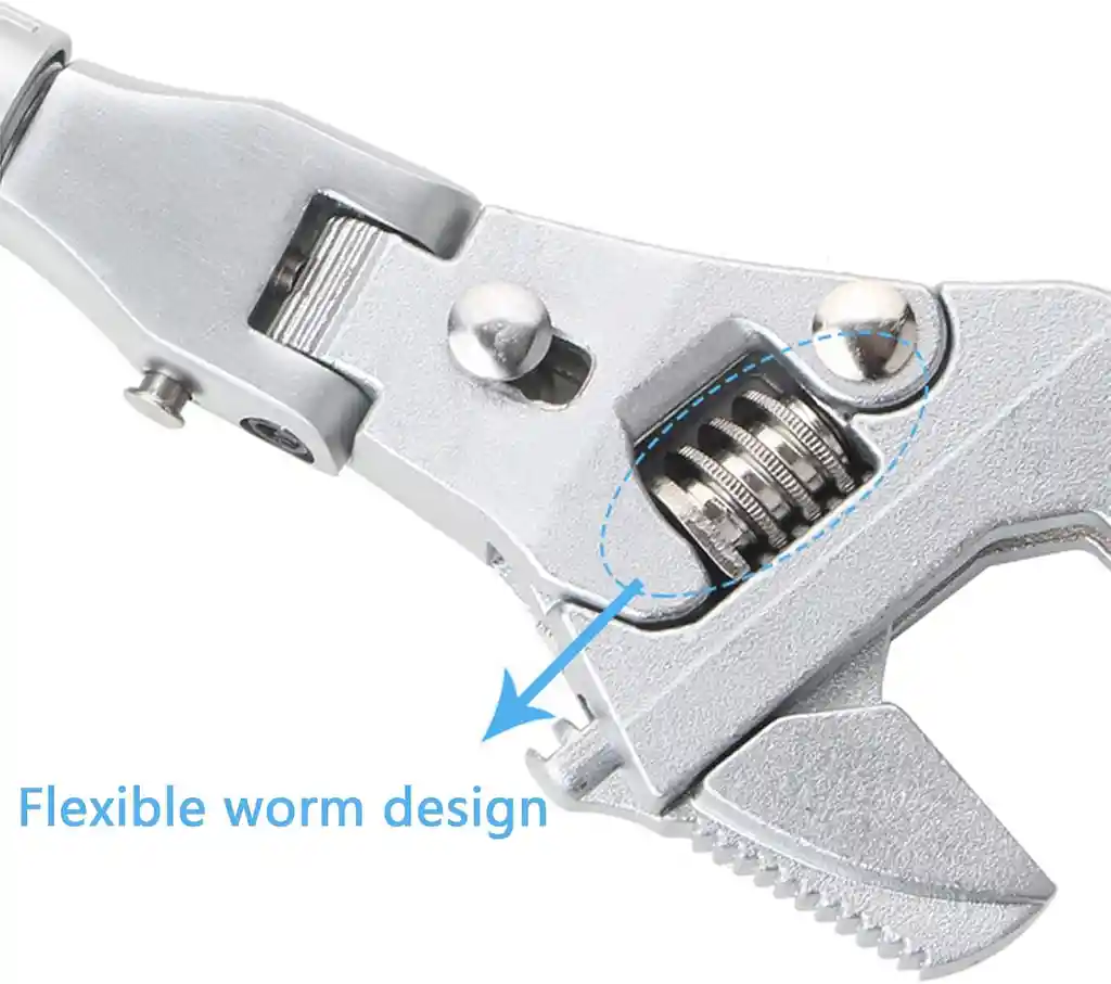 Llave De Trinquete Plegable 5 En 1 De 10 Pulgadas