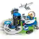Pista De Carros Garaje Policía 3 Niveles Licuadora 33 Pcs