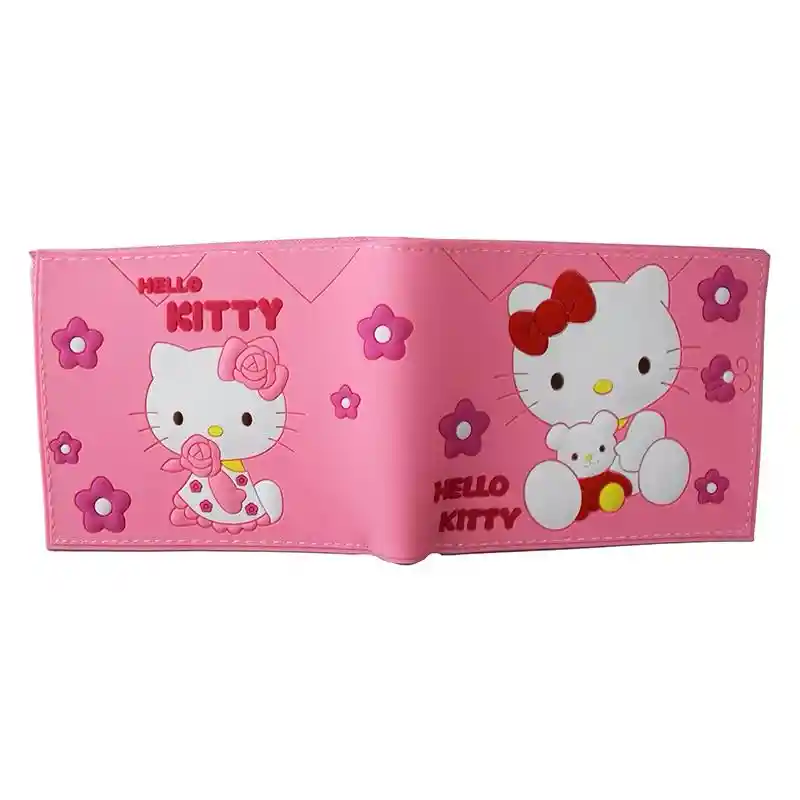 Billetera Cartera De Goma Para Niña Con Diseño De Dibujos Animados