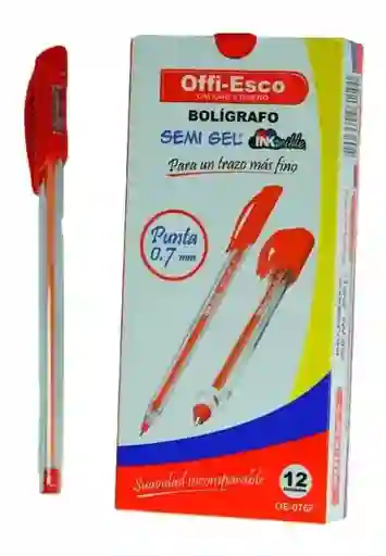 Lapicero Office Rojo X1unid