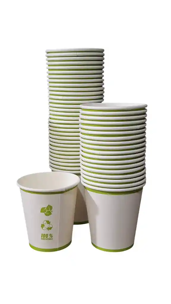 Vasos De Papel 4 Oz X 50 Unidades
