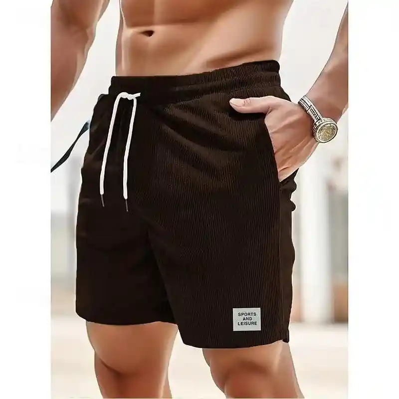 Bermudas,shorts Casuales De Corduroy Para Hombres