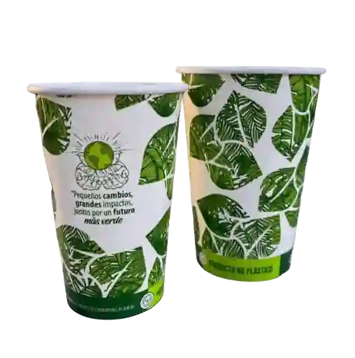 Vaso De Papel 12 Onzas X 50 Unidades - Compostables Y Biodegradable