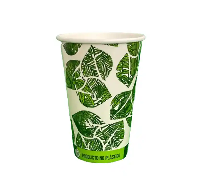 Vaso De Papel 12 Onzas X 50 Unidades - Compostables Y Biodegradable