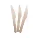 Cuchillo Biodegradable De Bambú X 100 Unidades - Compostable Ecolover