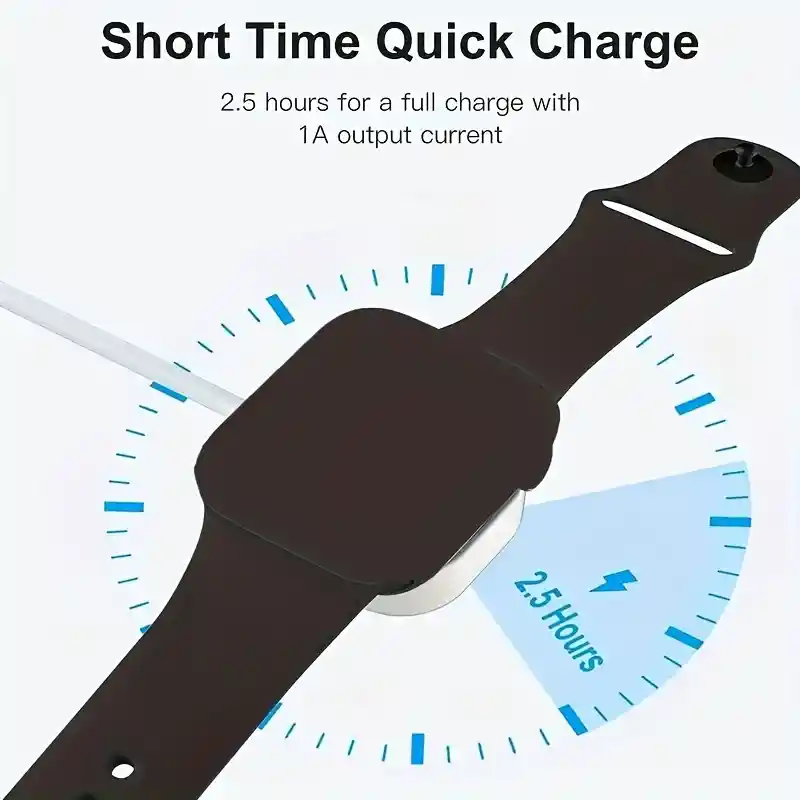 Cargador Compatible Apple Inalámbrico Magnético Usb-c Compatible Con Iwatch Series 1 Al 9 Se Ultra