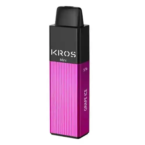 Vape Desechable Kros Mini 4.000 Puffs Grape Ice 5% Nic.