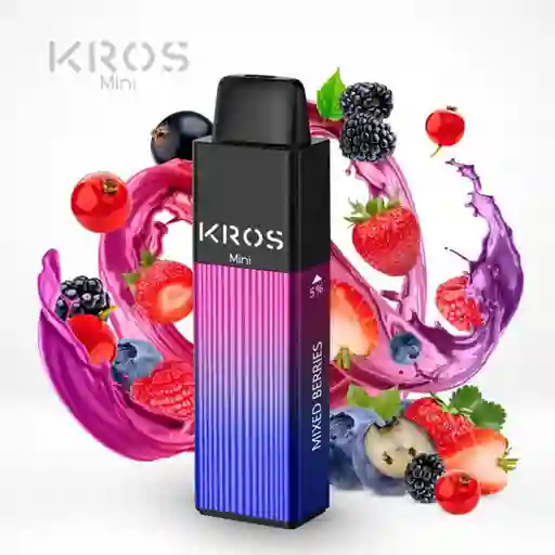 Vape Desechable Kros Mini 4.000 Puffs Mixed Berries 5% Nic.