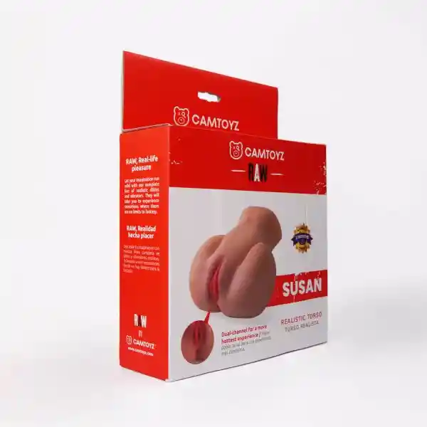 Torso Realista Susan Masturbador Masculino Ano Y Vagina Camtoyz