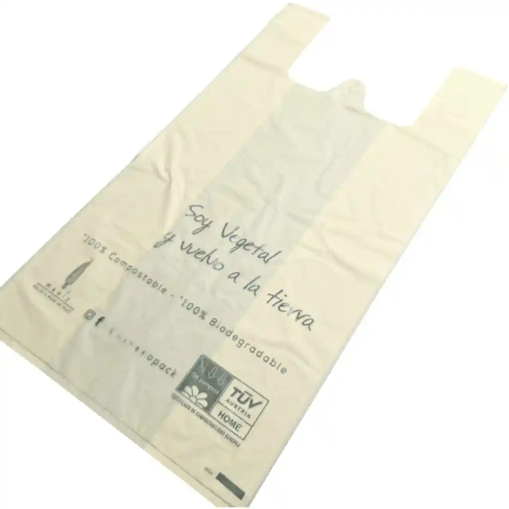 Bolsas Ecológicas T30 X 100 Unidades - Son De Maíz ,compostables Y Biodegradables