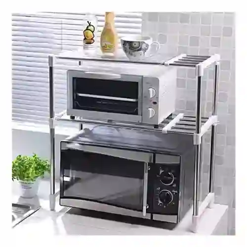 Organizador De Cocina Multifuncional Para Horno 2 Niveles
