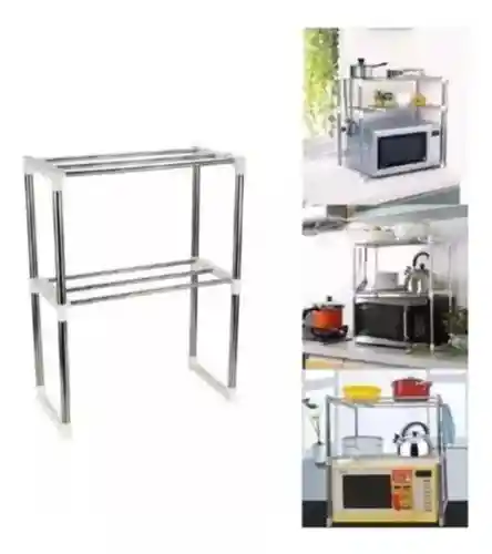 Organizador De Cocina Multifuncional Para Horno 2 Niveles