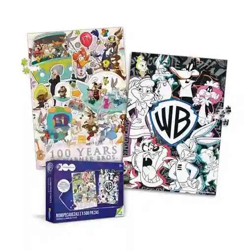 Rompecabezas Set X 2 De 500 Piezas Looney Tunes