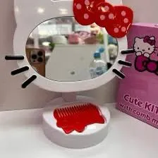 Espejo Pequeño De Tocador De Hello Kitty