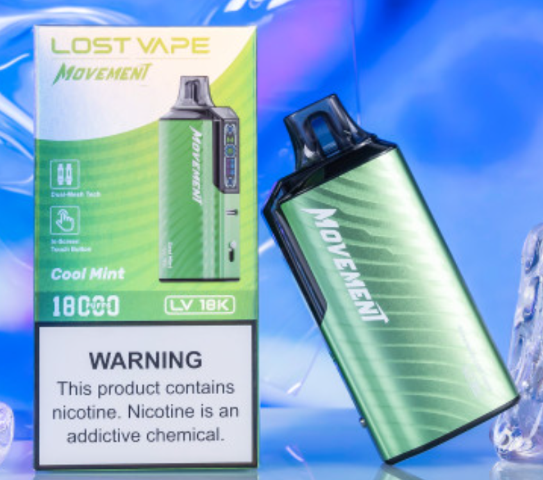 Vape 18.000 Puffs Movement Cool Mint - Rappi