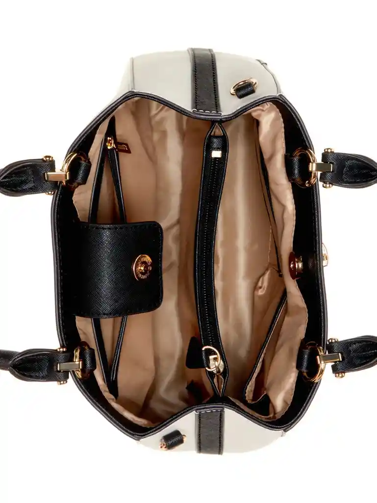 Bolso Guess Satchel Blanco Original