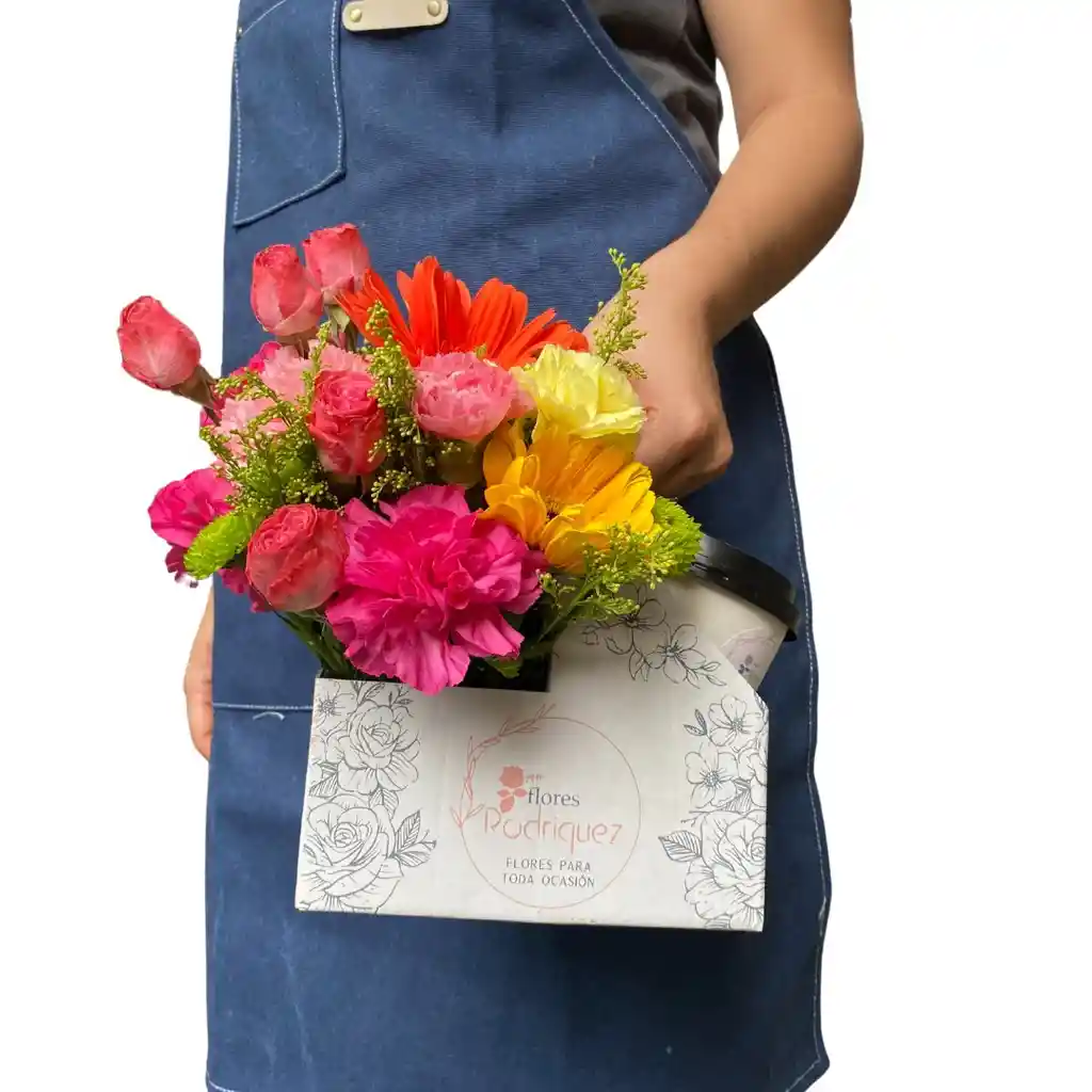 Caja Floral Con Café – Especial Día De La Madre