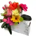 Caja Floral Con Café – Especial Día De La Madre