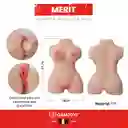 Torso Realista Merit Masturbador Masculino Ano Y Vagina Camtoyz
