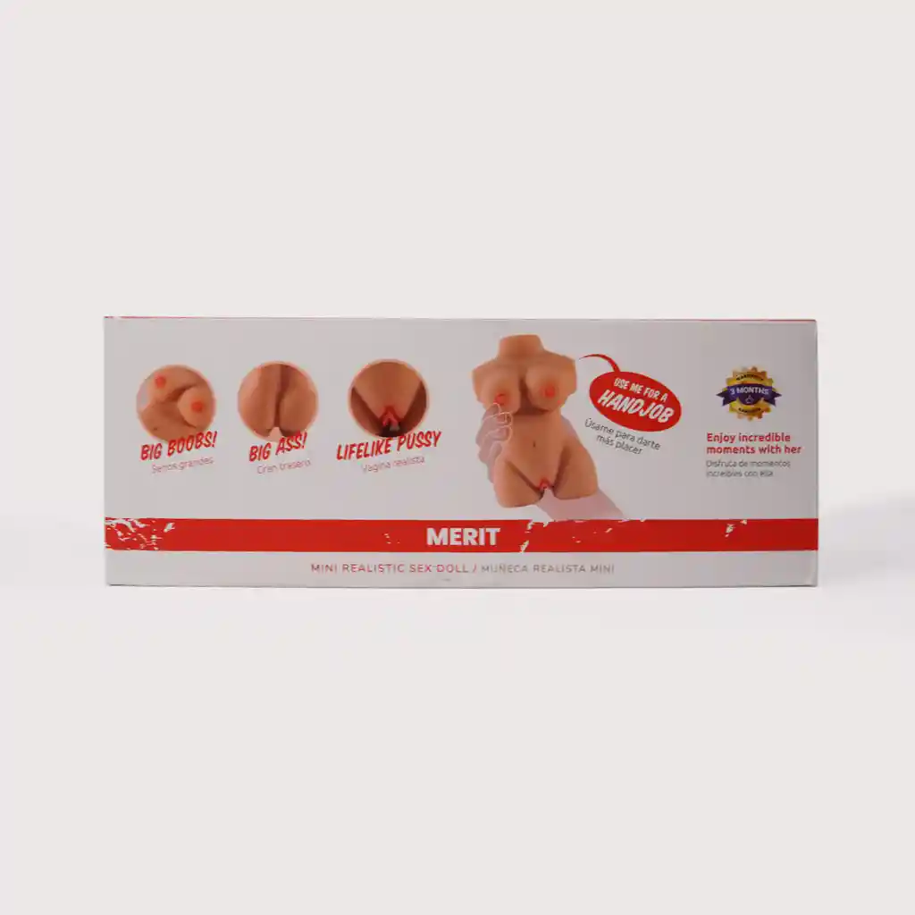 Torso Realista Merit Masturbador Masculino Ano Y Vagina Camtoyz