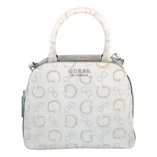 Bolso Crossbody Guess Mujer - Cartera Satchel Blanca Original