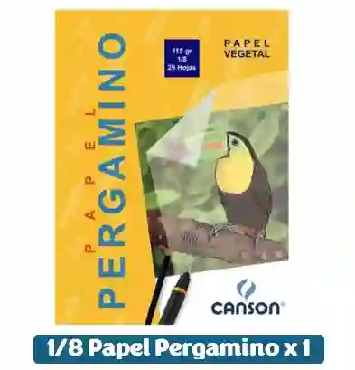 Papel Pergamino Premium Octavo X 1