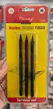 Lapiz Carboncillo Suave Medio Duro X 3 Unid