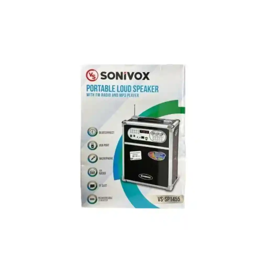 Parlante Inalámbrico 400w Sonivox Vs-sp1455