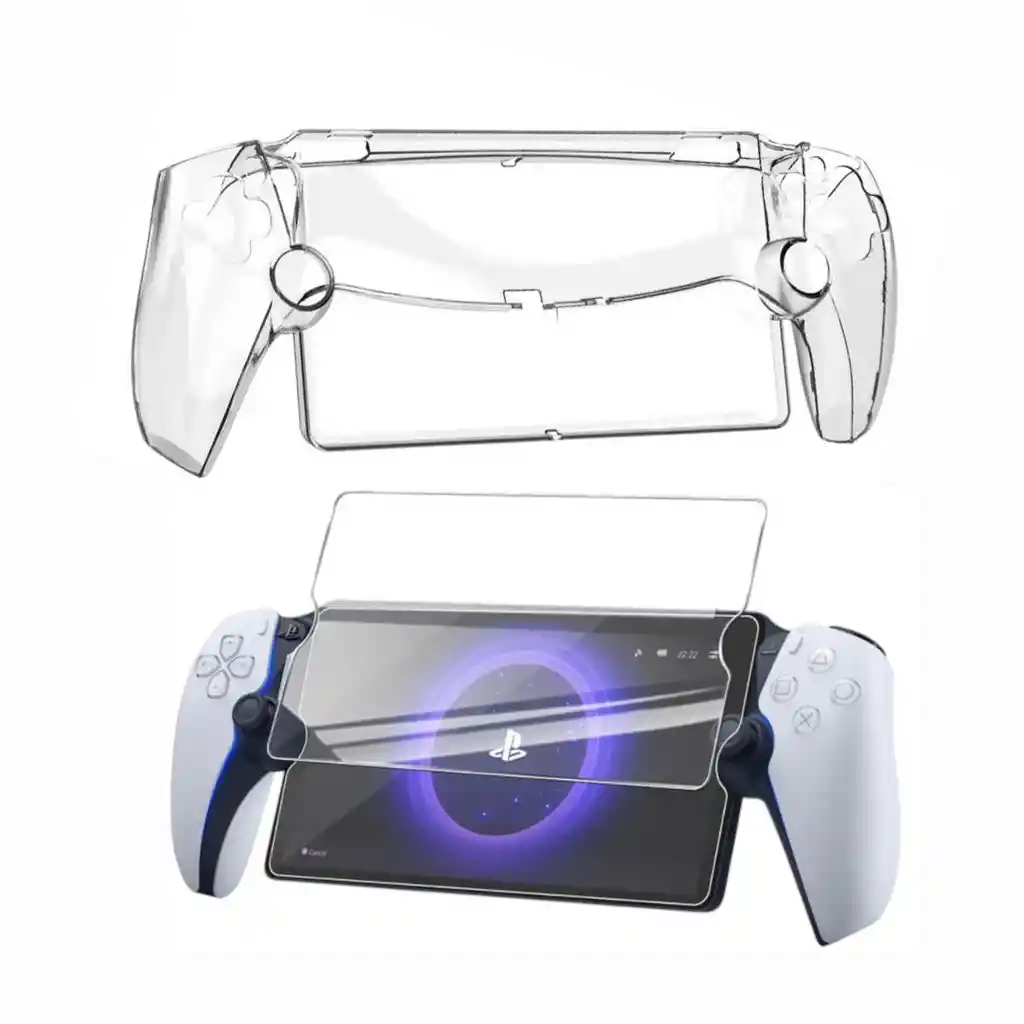 Acrilico Rigido + Vidrio Templado Para Playstation Portal Ps Portal
